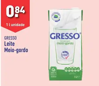 ALDI GRESSO Leite Meio-gordo 1 l unidade promoção