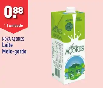 ALDI NOVA AÇORES Leite Meio-gordo 1 l unidade promoção