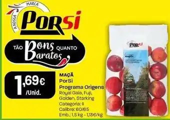 Intermarché Porsi - maçã promoção