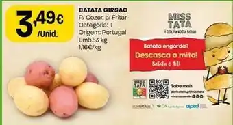 Intermarché Batata girsac promoção