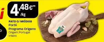 Intermarché Porsi - pato c/miudos promoção