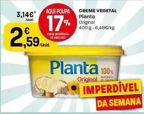 Intermarché Planta - creme vegetal promoção