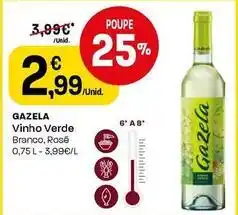 Intermarché Gazela - vinho verde promoção