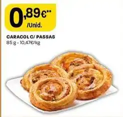 Caracol c/passas