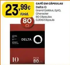 Intermarché Delta q - cafe em capsulas promoção