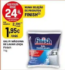 Intermarché Finish - sal p/ máquina de lavar loiça promoção
