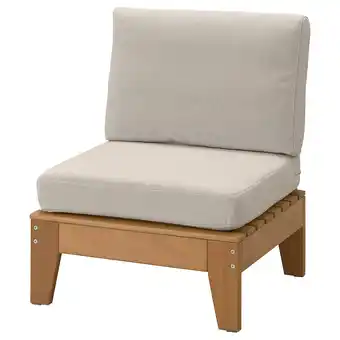 IKEA Hattholmen Poltrona, exterior, eucalipto/frösön/duvholmen bege promoção