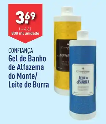 ALDI CONFIANÇA Gel de Banho de Alfazema do Monte/ Leite de Burra 800 ml unidade n promoção
