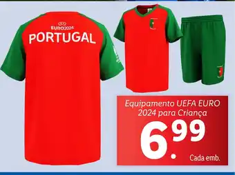 Lidl Equipamento UEFA EURO 2024 para Criança promoção
