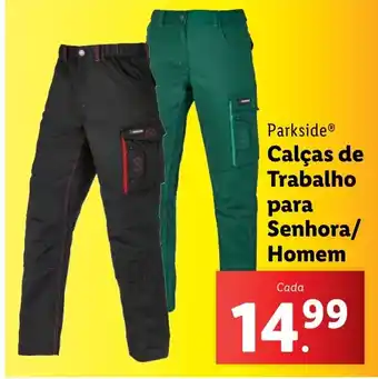 Lidl Parkside Calças de Trabalho para Senhora/ Homem promoção