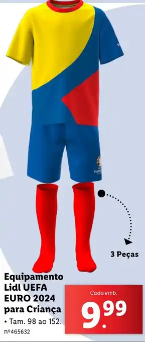 Lidl Equipamento Lidl UEFA EURO 2024 para Criança promoção