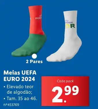 Lidl Meias UEFA EURO 2024 promoção
