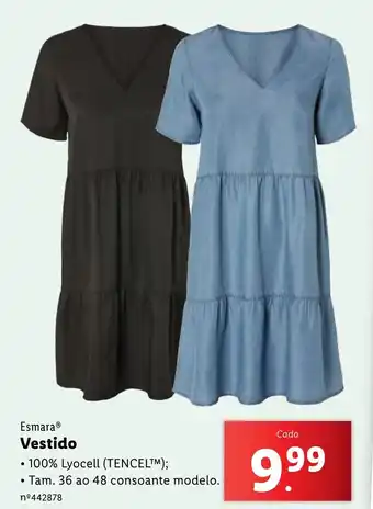 Lidl Esmara Vestido promoção