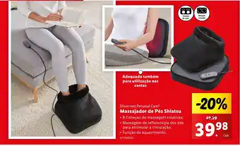 Lidl Silvercrest Personal Care Massajador de Pés Shiatsu promoção