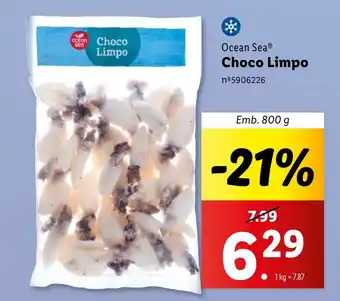 Lidl Ocean Sea Choco Limpo Emb. 800 g promoção