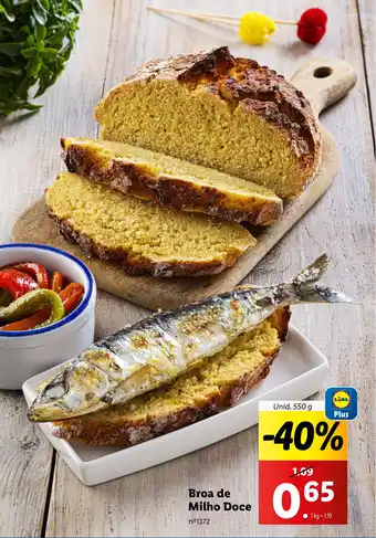 Lidl Broa de Milho Doce Unid. 550 g promoção