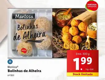 Lidl Monissa Bolinhas de Alheira Emb. 300 g promoção