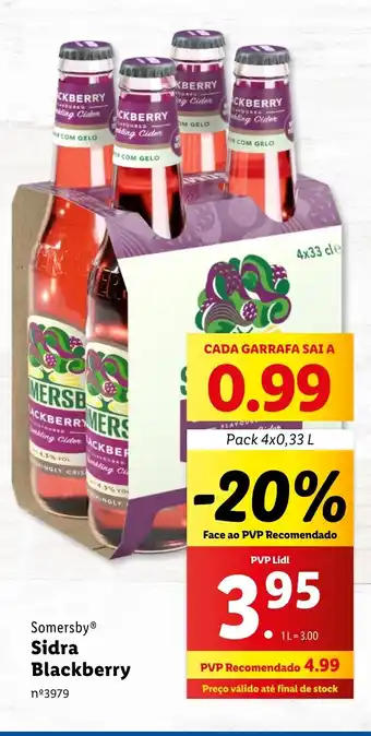 Somersby Sidra Blackberry Pack 4x0,33 L