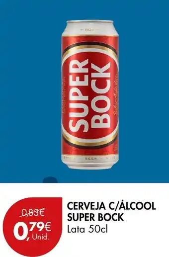 Pingo Doce CERVEJA C/ÁLCOOL SUPER BOCK Lata 50cl promoção