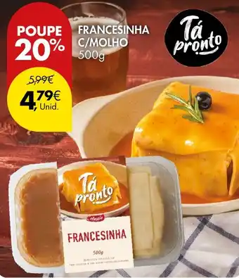 Pingo Doce FRANCESINHA C/MOLHO 500G promoção