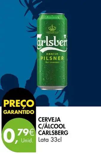 Pingo Doce CERVEJA C/ÁLCOOL CARLSBERG lata 33cl promoção