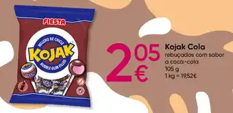 Kojak Cola rebuçados com sabor a coca-cola 105 g