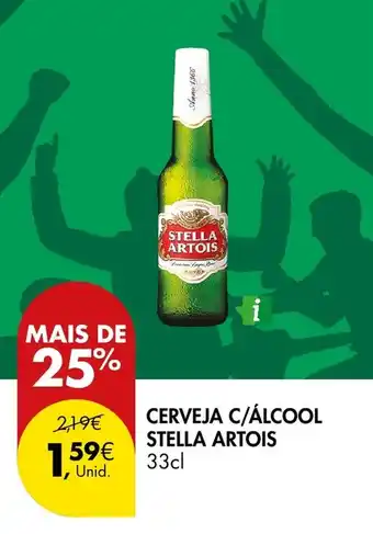 Pingo Doce CERVEJA C/ÁLCOOL STELLA ARTOIS 33cl promoção
