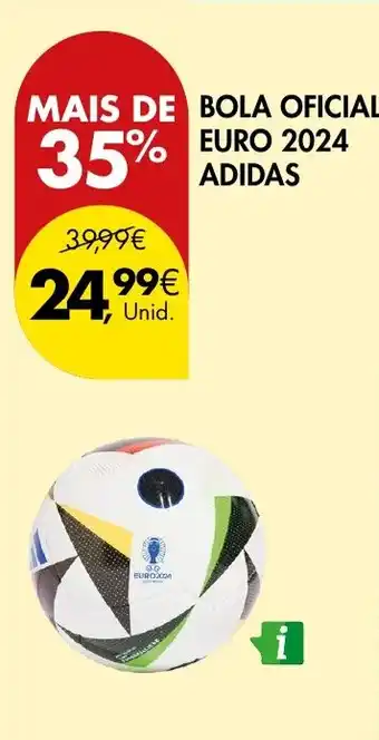 Pingo Doce BOLA OFICIAL EURO 2024 ADIDAS promoção