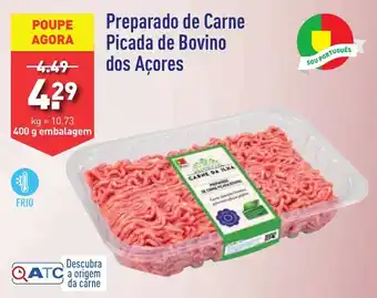 ALDI Preparado de Carne Picada de Bovino dos Açores 400g promoção