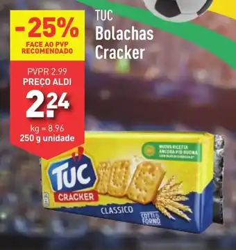 ALDI TUC Bolachas Cracker 250g promoção
