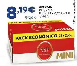 Intermarché Kings bräu - cerveja promoção