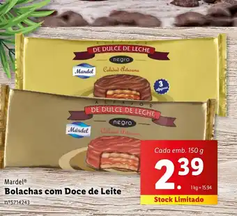 Lidl Mardel Bolachas com Doce de Leite Cada emb. 150 g promoção