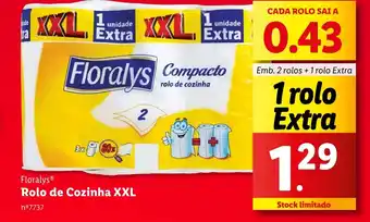 Lidl Floralys Rolo de Cozinha XXL promoção