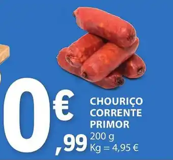 E.Leclerc CHOURIÇO CORRENTE PRIMOR 200 g promoção