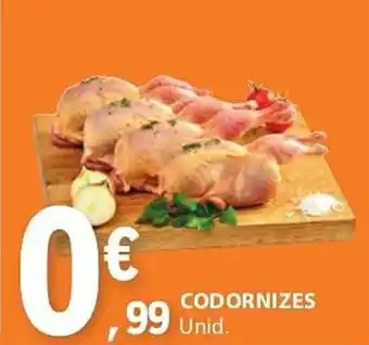 CODORNIZES Unid.
