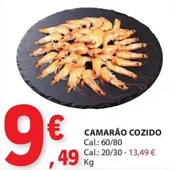 E.Leclerc CAMARÃO COZIDO Cal.: 60/80 kg promoção