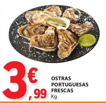 E.Leclerc OSTRAS PORTUGUESAS FRESCAS kg promoção