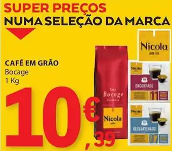 E.Leclerc CAFÉ EM GRÃO Bocage 1 Kg promoção