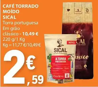 E.Leclerc CAFÉ TORRADO MOÍDO SICAL promoção