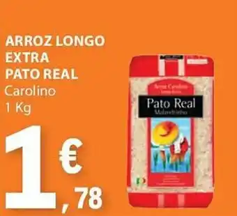 E.Leclerc ARROZ LONGO EXTRA PATO REAL Carolino 1 Kg promoção