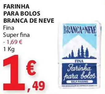 FARINHA PARA BOLOS BRANCA DE NEVE 1 Kg