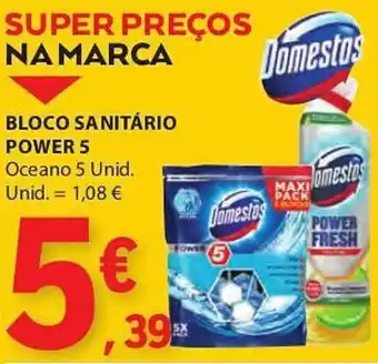 E.Leclerc BLOCO SANITÁRIO POWER 5 Oceano 5 Unid. promoção