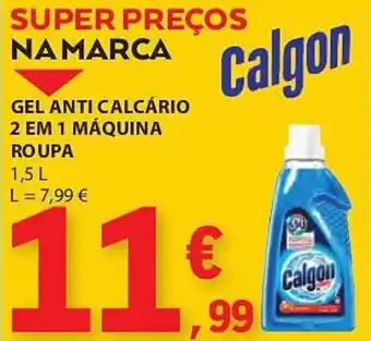 E.Leclerc GEL ANTI CALCÁRIO 2 EM 1 MÁQUINA ROUPA 1.5L promoção