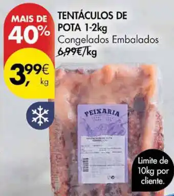 Pingo Doce TENTÁCULOS DE 40% POTA 1-2kg promoção