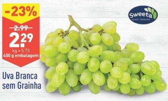 ALDI Uva Branca sem Grainha 400g promoção