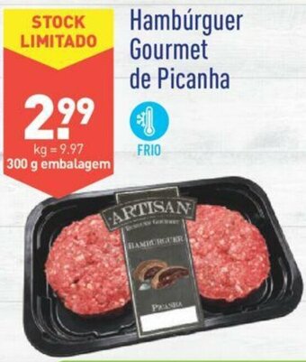 ALDI Hambúrguer Gourmet de Picanha 300g promoção