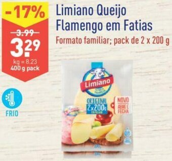 ALDI Limiano Queijo Flamengo em Fatias 2 x 200g promoção
