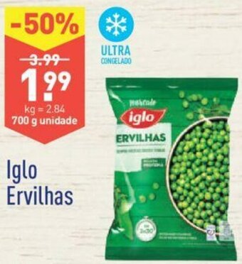 ALDI Iglo Ervilhas 700g promoção