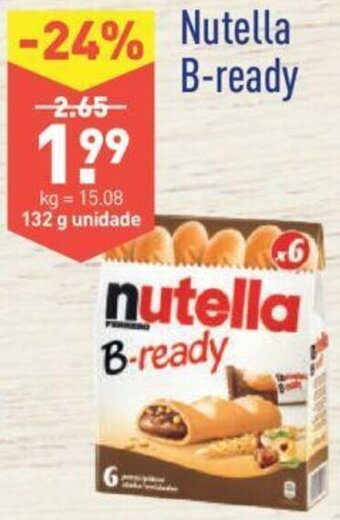 ALDI Nutella B-Ready 132g promoção