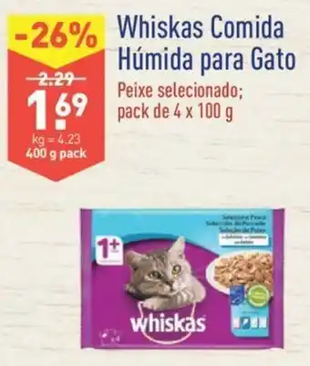 ALDI Whiskas Comida Húmida para Gato promoção